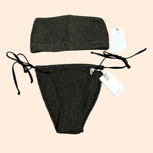 Good American Black Bikini Set